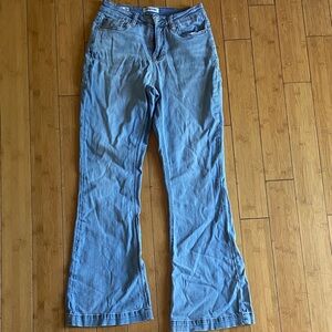 Vigoss Light Blue Flare Jeans - Wide Leg